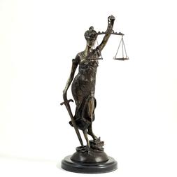 253_Bronze_Lady_Justice_Sculpture_on_a_Marble_Base._16.50_22H_x_5.25_22W_x_5.25_22D_7.45_lb