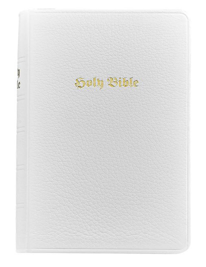 White Leather Bible